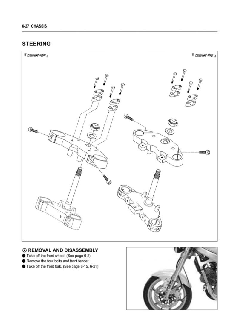 Manual de Taller Hyosung Comet 250-125 - Imagen 3