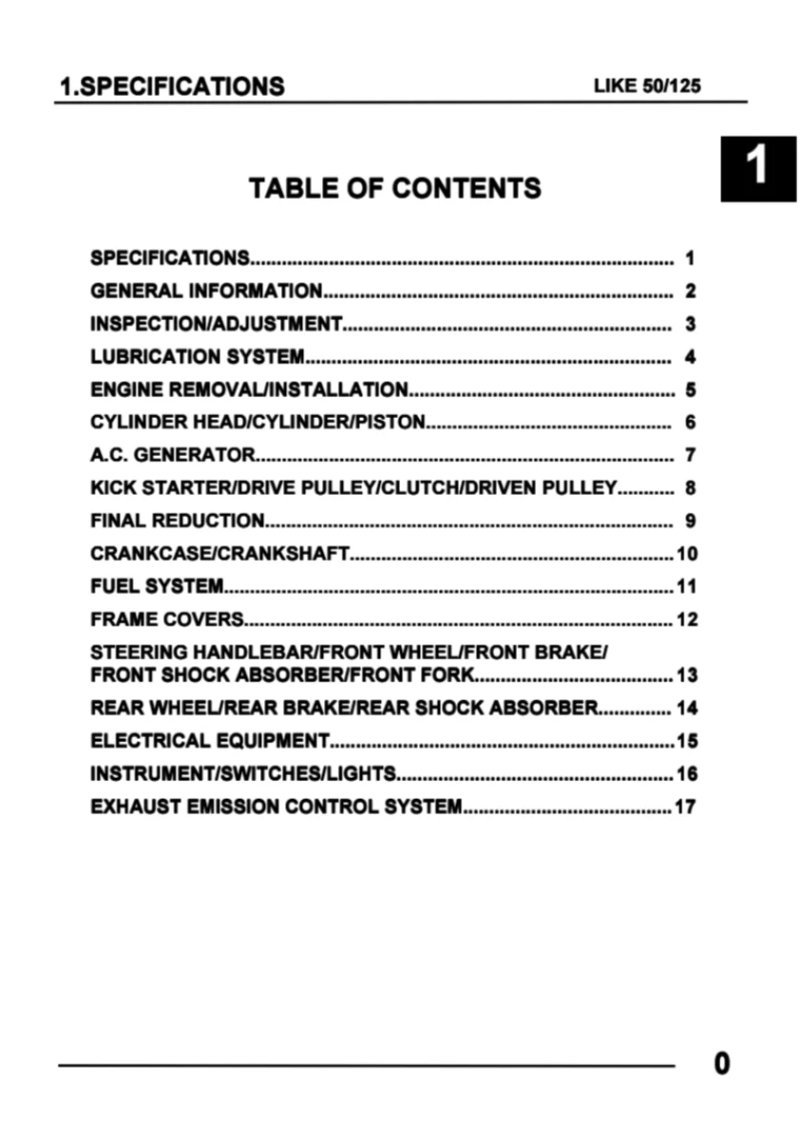 Manual de Taller Kymco LIKE 2010 - Imagen 2
