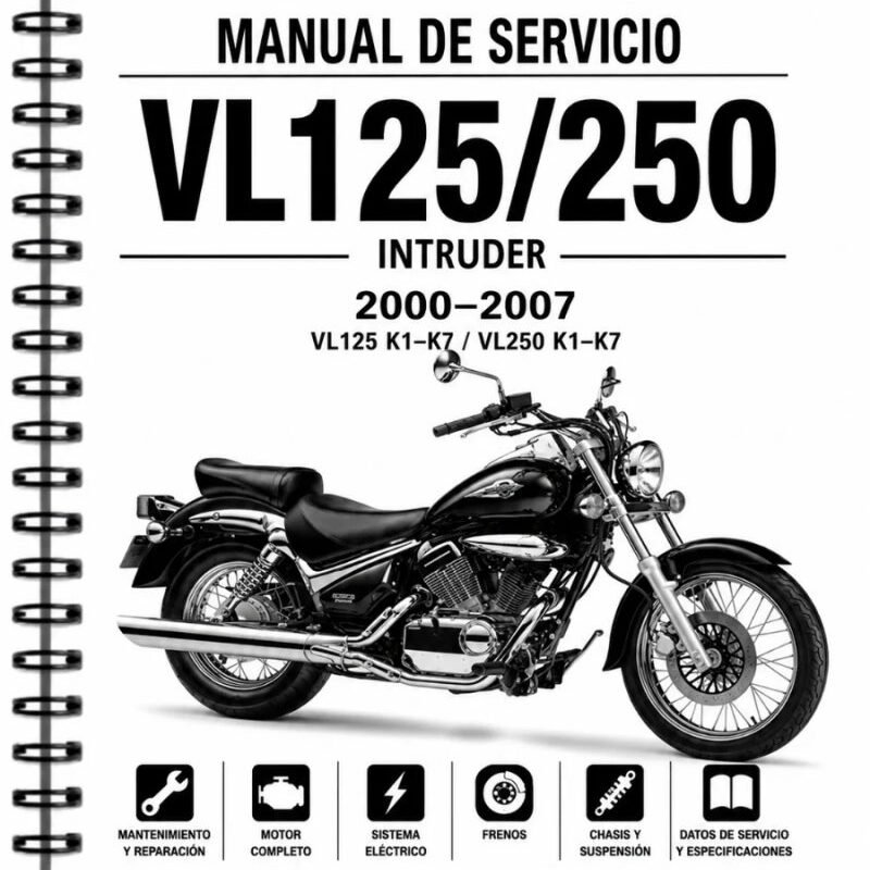 Manual Suzuki VL125/250 Intruder 2000-2007