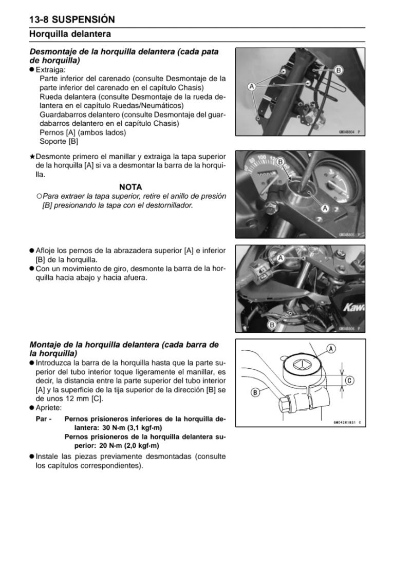 Manual de Taller Kawasaki Ninja 250R (2009) - Imagen 3