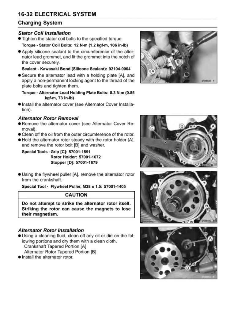 Manual de Taller Kawasaki GTR 1400 / Concours 14 (2007) - Imagen 3