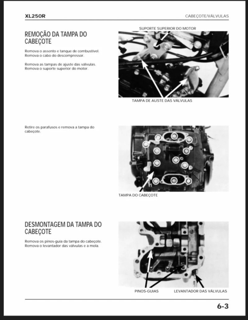 Manual de Taller Honda XL250R 1983 - Imagen 3