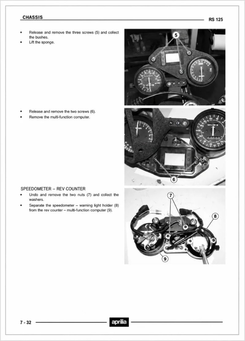 Manual de Taller Aprilia RS 125 Rotax - Imagen 3