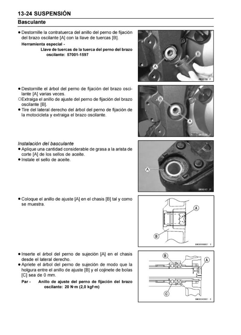 Manual de Taller Kawasaki NINJA zx6 2005 - Imagen 3