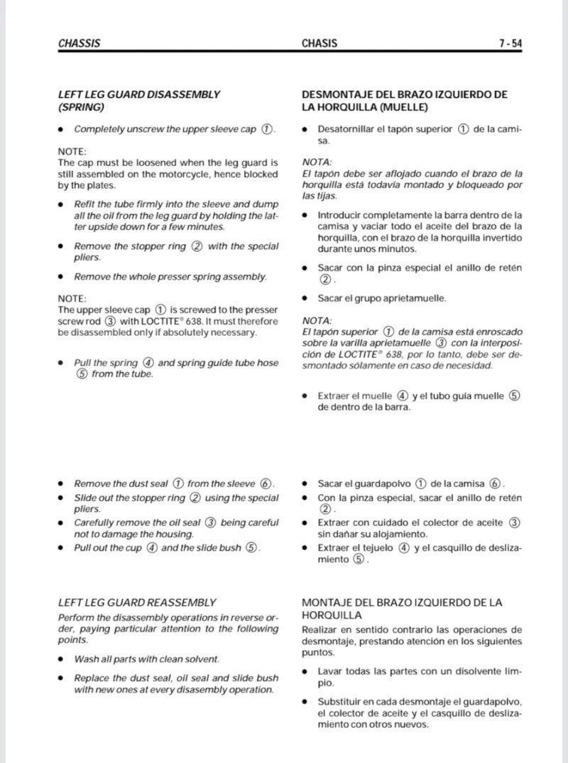 Manual de taller Aprilia RS 250 - Imagen 3
