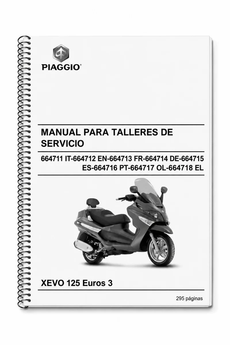 Manual de Taller Piaggio Xevo 125 Euros 3 2007