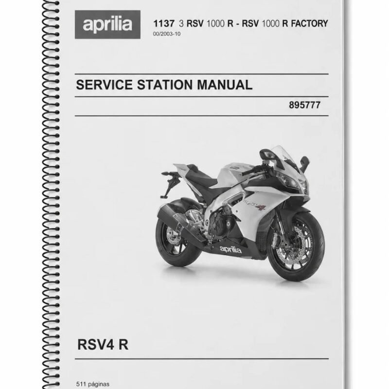 Manual de Taller Aprilia RSV 4 R 2017