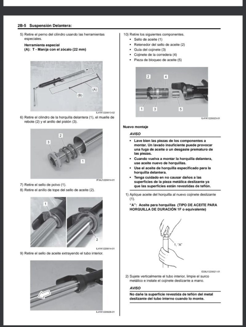 Manual de Taller Suzuki GSX 250 2019 - Imagen 3
