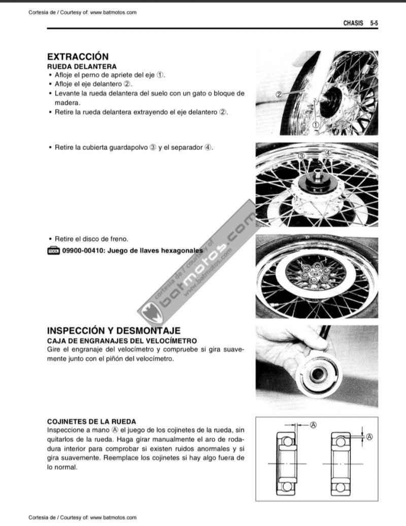 Manual de Taller Suzuki GZ250 2006 - Imagen 3