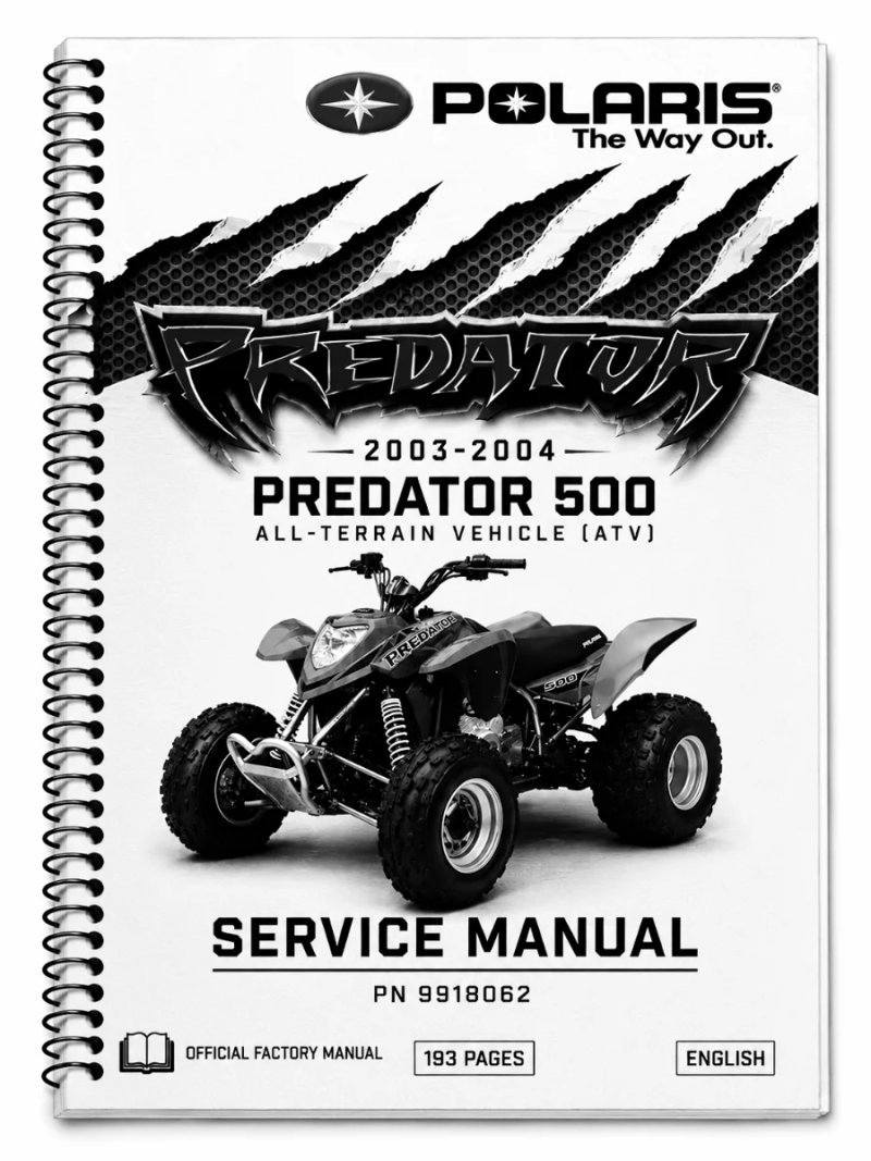Manual de Taller Polaris Predator 500 2003-2004