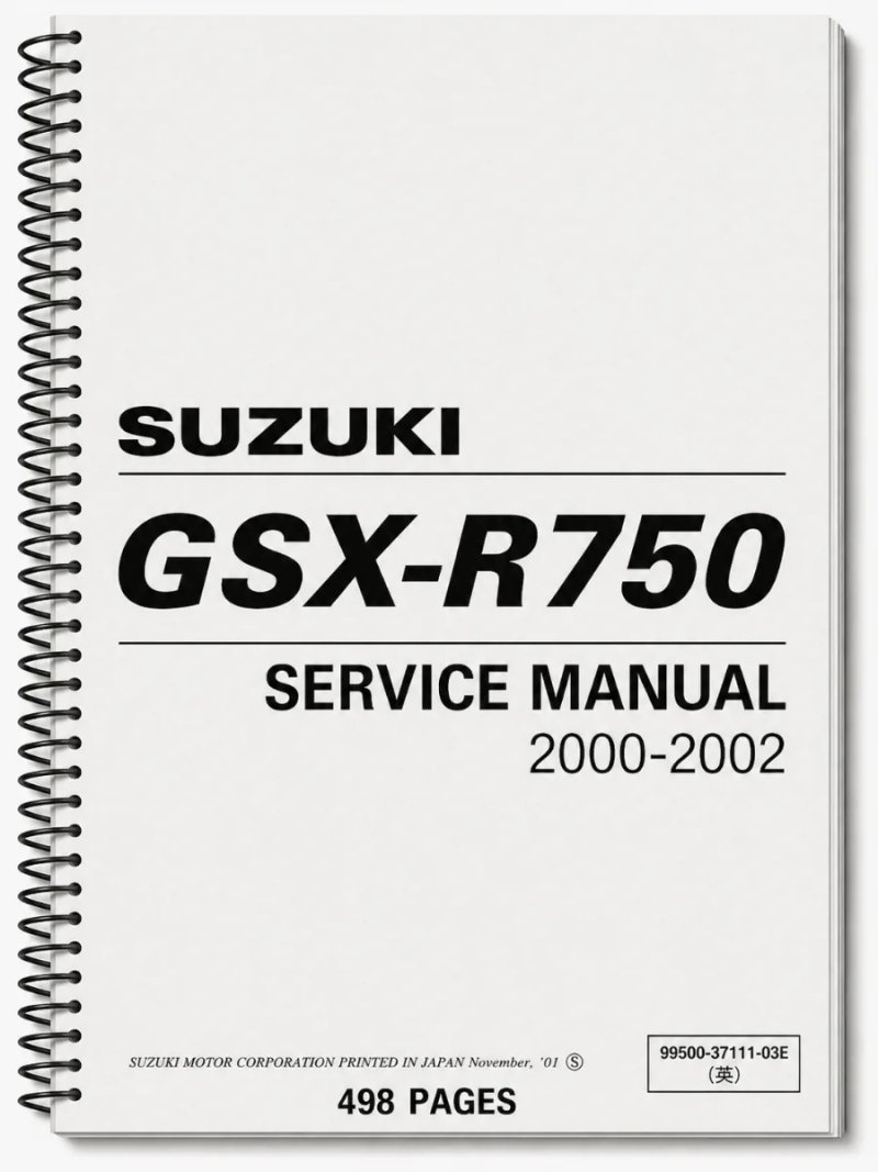 Manual de Taller Suzuki GSX-R750 2000-2002