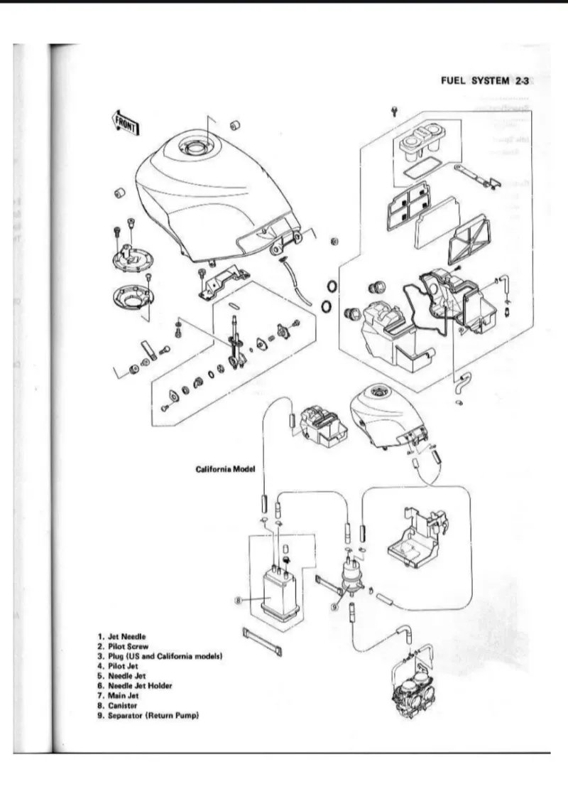 Manual de Taller Kawasaki Ninja 250R GPX250R - Imagen 3