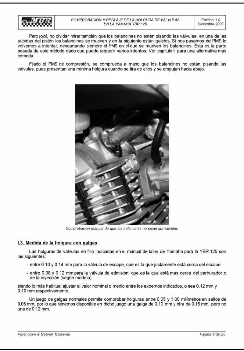 Manual de Taller Yamaha YBR 125 (2007) - Imagen 3