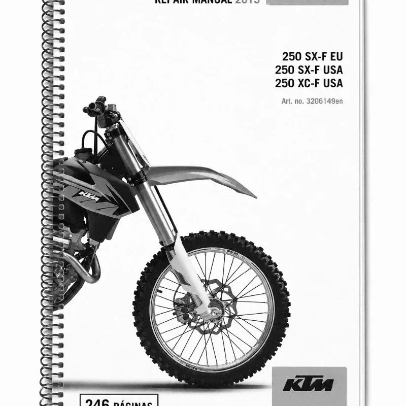 Manual de Taller KTM SX 250 cfx 2013