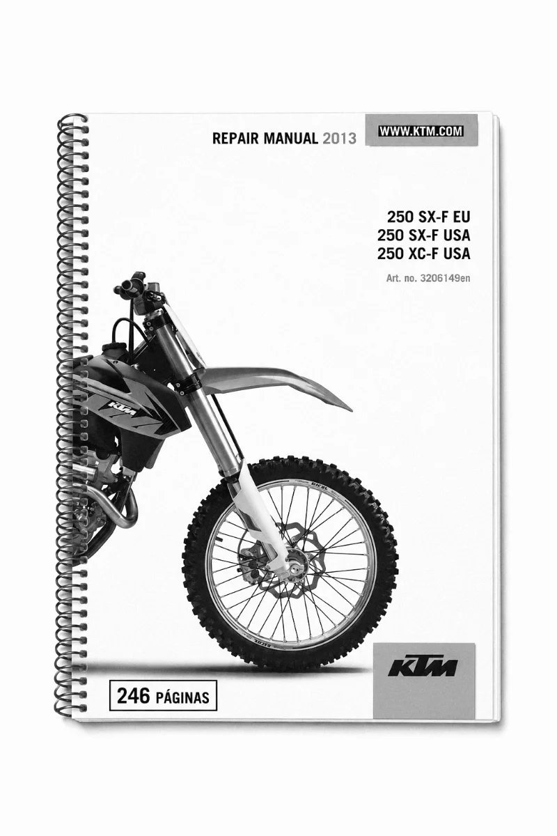 Manual de Taller KTM SX 250 cfx 2013