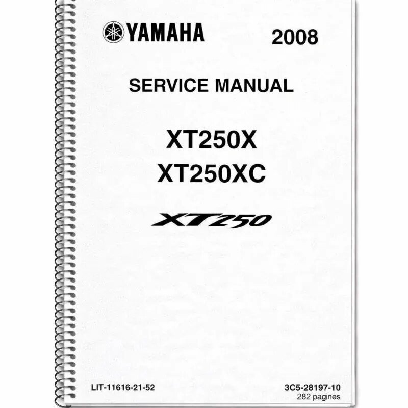 Manual de Taller Yamaha XT250X/XC 2008