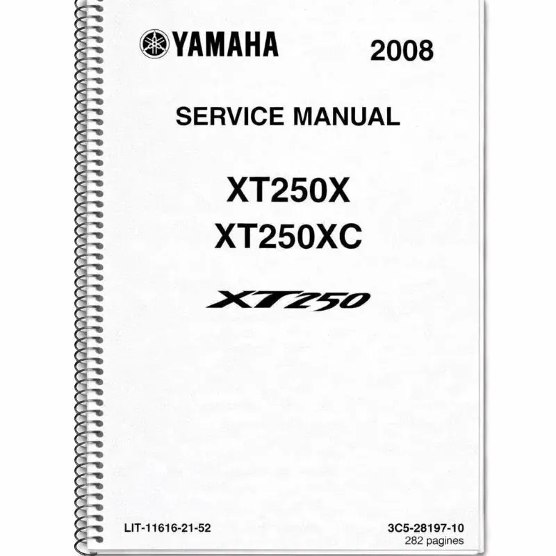Manual de Taller Yamaha XT250X/XC 2008