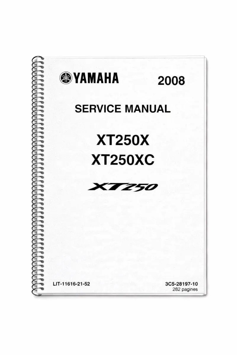 Manual de Taller Yamaha XT250X/XC 2008