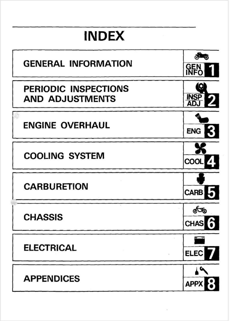 Manual de Taller Yamaha FZ750 1985 - Imagen 2