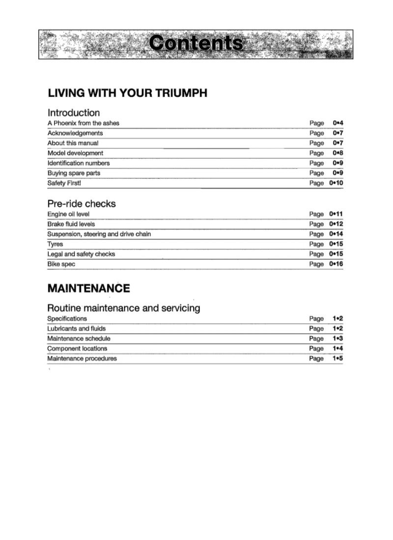 Manual de Taller Triumph BONNEVILLE Boulevard 2007 - Imagen 2