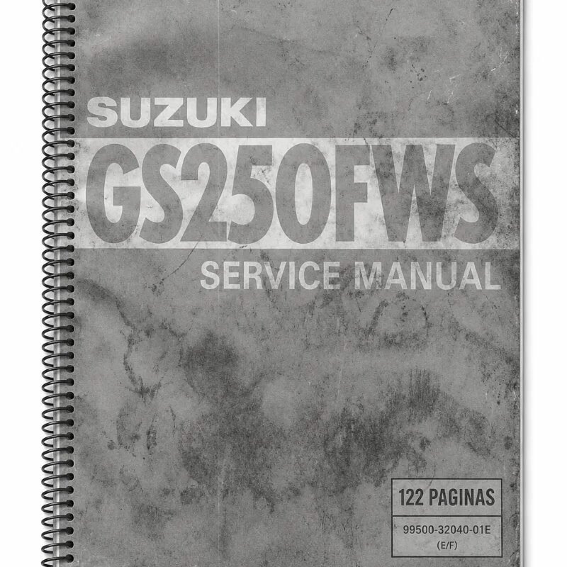 Manual de Taller Suzuki GS250FWS 1990