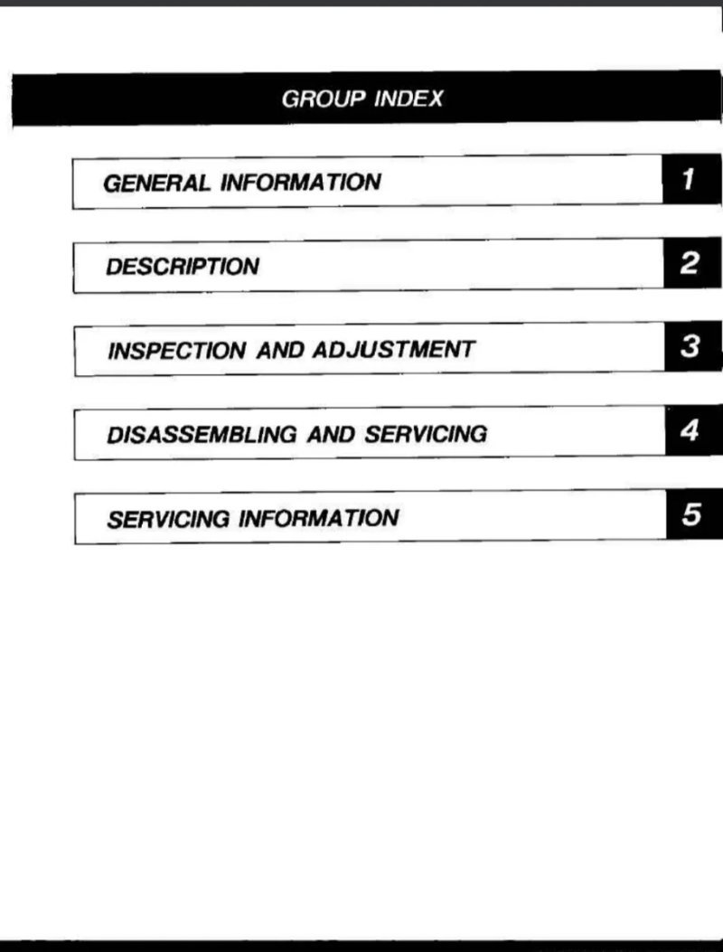Manual de Taller Suzuki GS250FWS 1990 - Imagen 2
