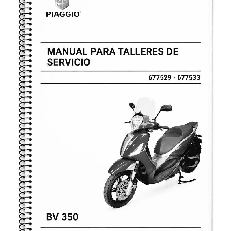 Manual de Taller Piaggio BV 350 2012