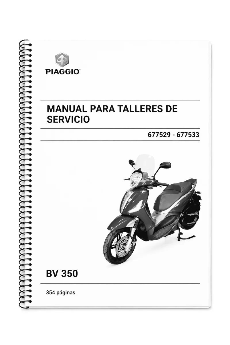 Manual de Taller Piaggio BV 350 2012