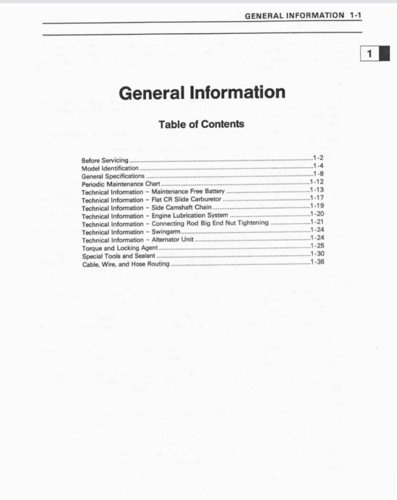 Manual de Taller Kawasaki Ninja ZX-7RR ZX-7R 1996 - Imagen 2