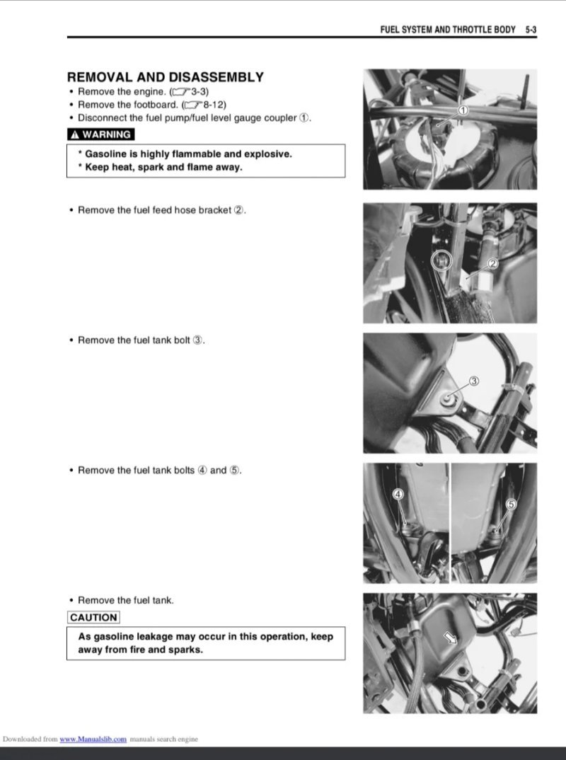 Manual de Taller Suzuki Burgman UH125 2007 - Imagen 3