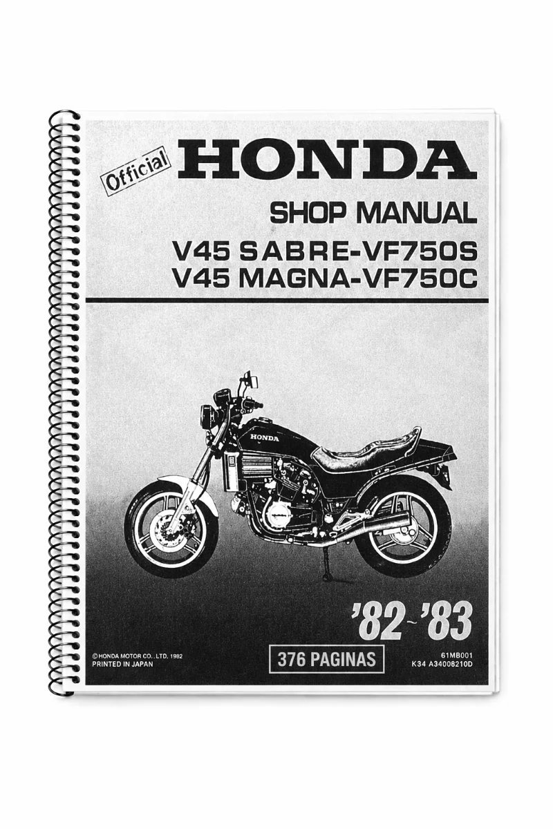 Manual de Taller Honda V45 Sabre VF750S VF750C 1982-1983