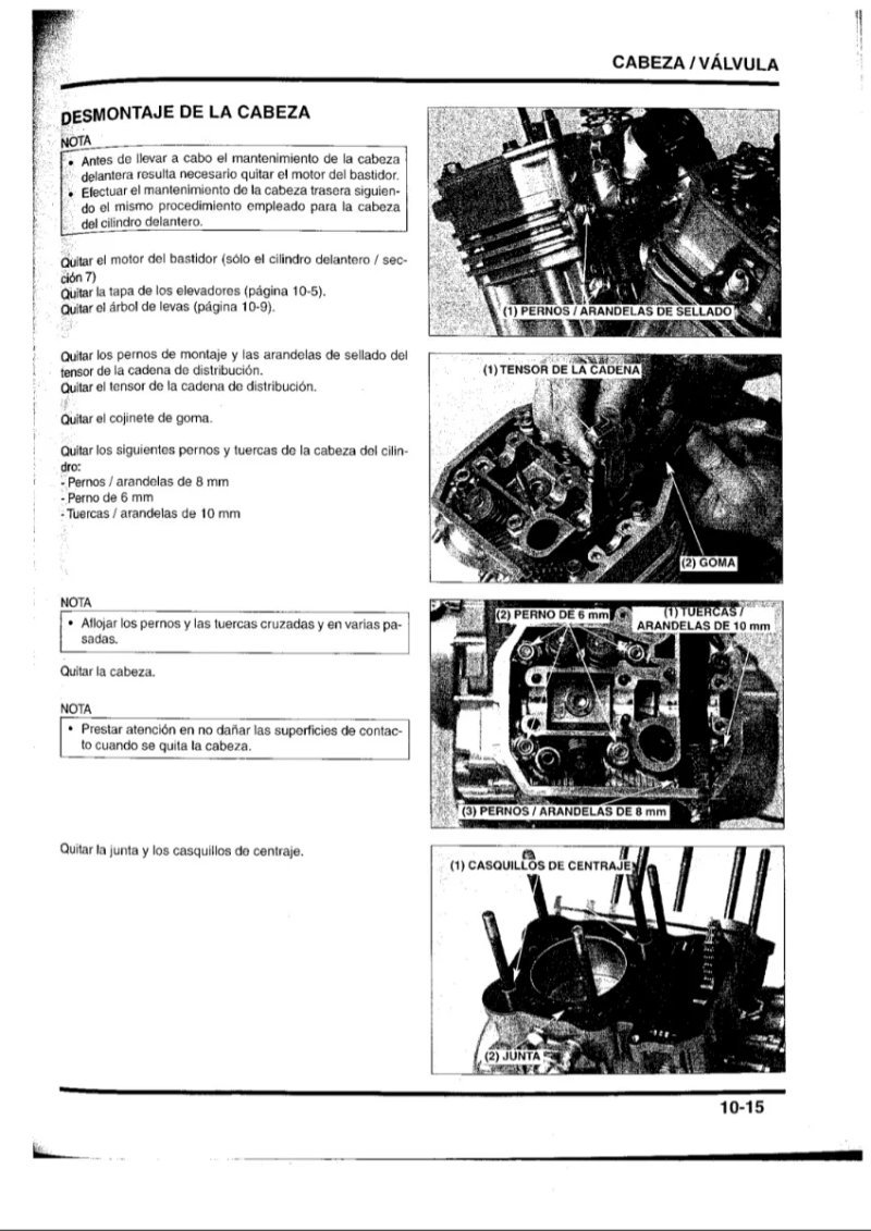 Manual de Taller Honda XL650V 2000 - Imagen 3