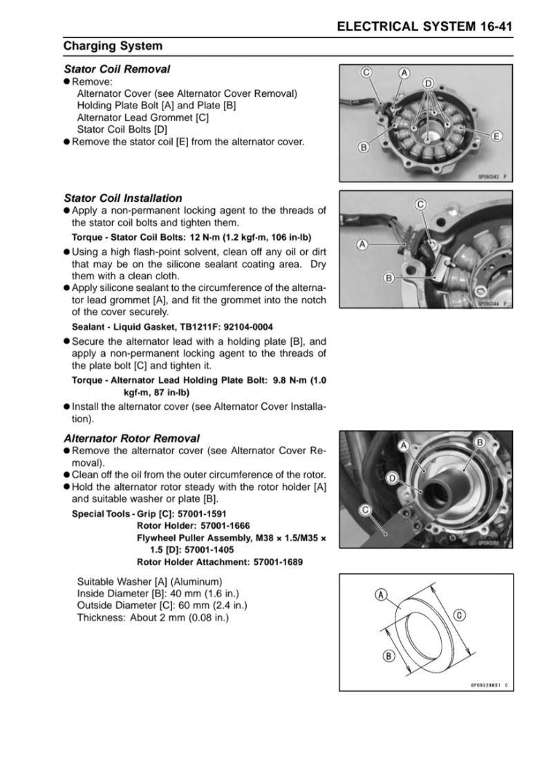 Manual de Taller Kawasaki ZX-10R y ZX-10R ABS 2012 - Imagen 3