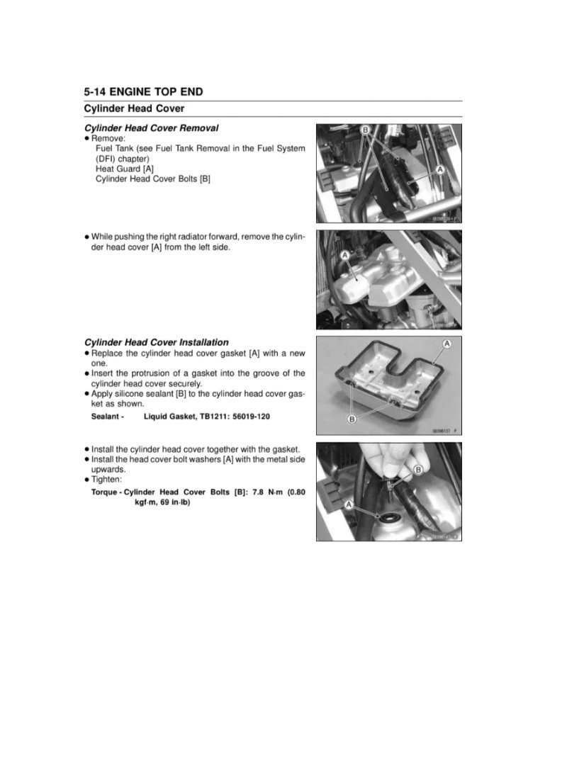 Manual de Taller Kawasaki KLX450R (2009-2012) - Imagen 3