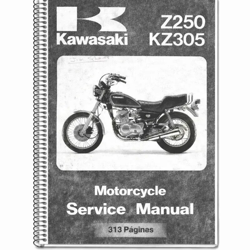 Manual Kawasaki Z250 KZ305 1981
