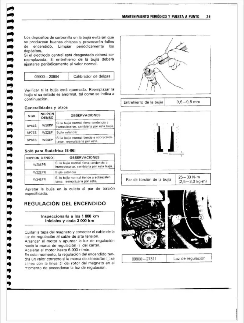 Manual de Taller Suzuki TS250X (1985–1990) - Imagen 3