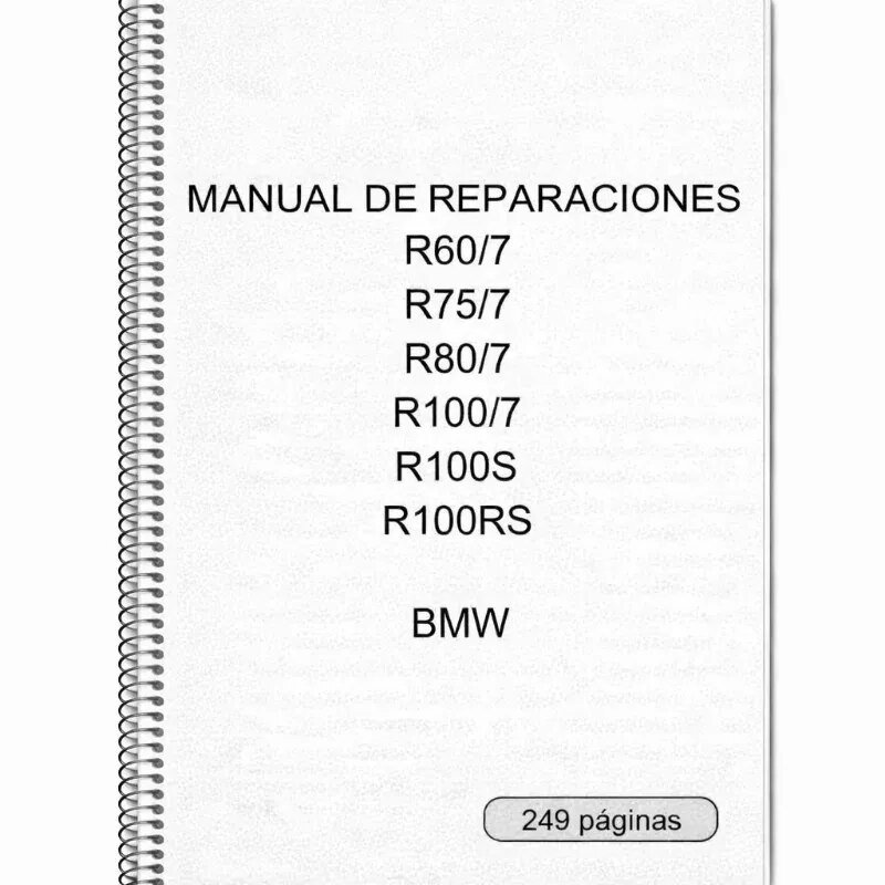 Manual de Taller BMW R60/7 R75/7 R80/7 R100RS