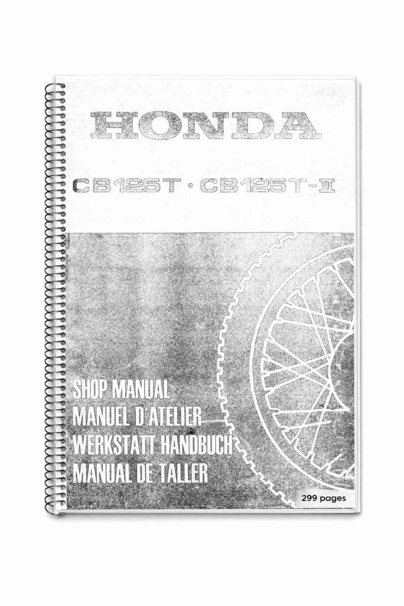 Manual de Taller Honda CB125T CB125T-I 1978