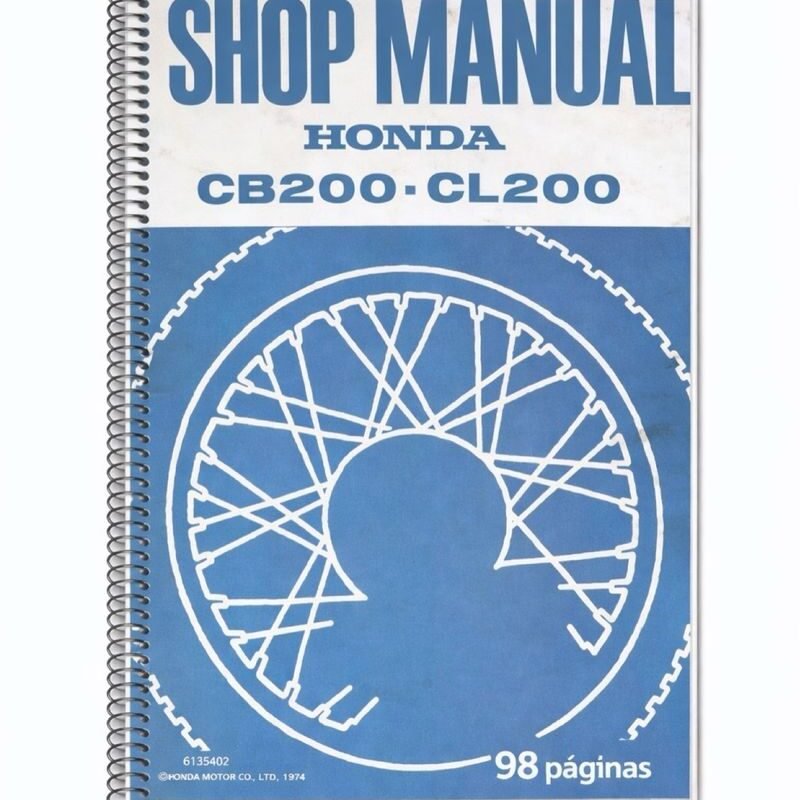 Manual Tienda Honda CB200-CL200 1974