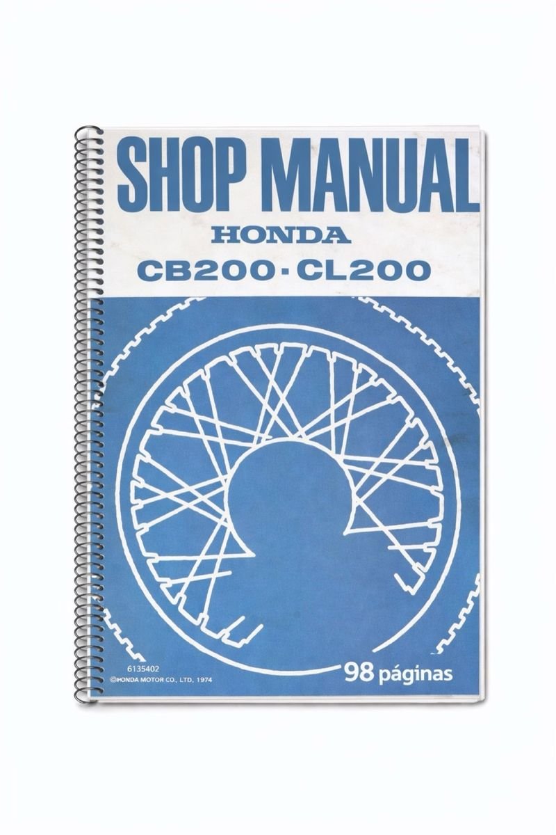 Manual de Taller Tienda Honda CB200-CL200 1974