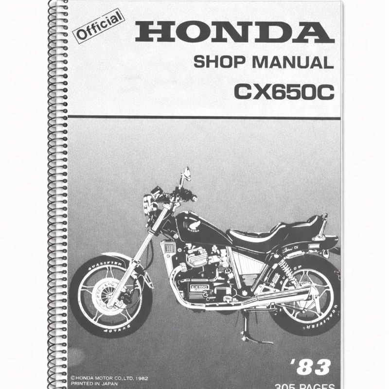 Manual Taller Honda CX650C 1983