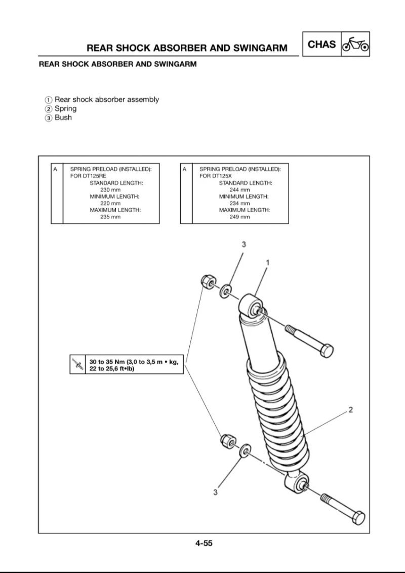Manual de Taller Yamaha DT125RE/DT125X 2005 - Imagen 3