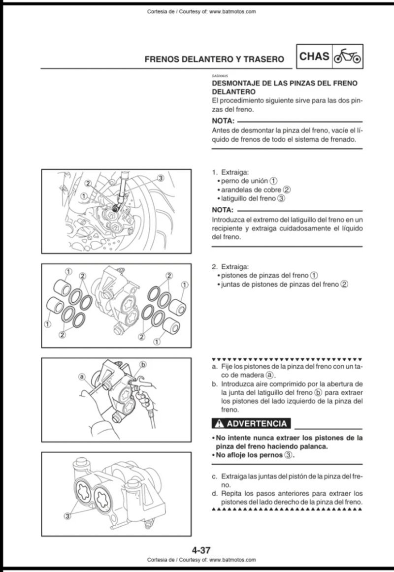 Manual de Taller Yamaha YZF-R1(S) 2004 - Imagen 3