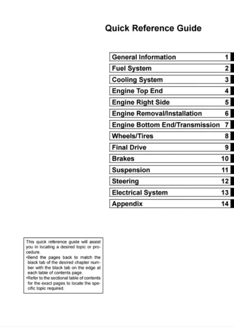Manual de Taller Kawasaki KX65 - Imagen 2
