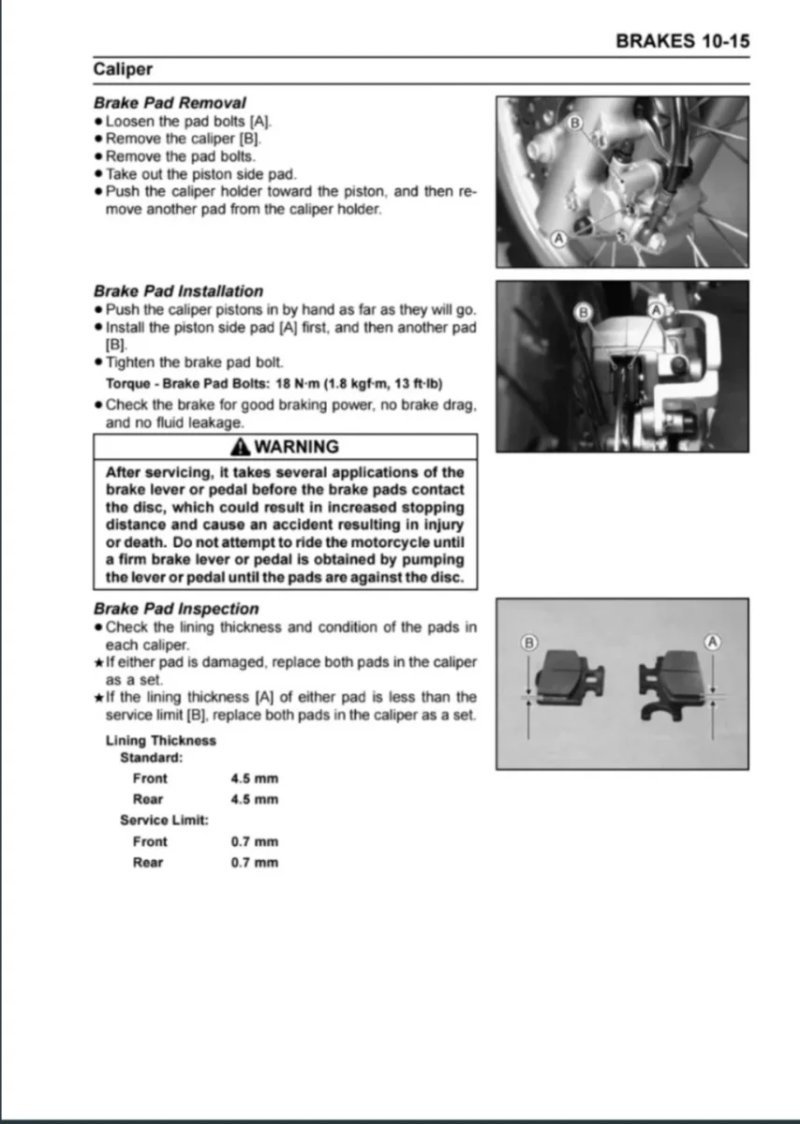 Manual de Taller Kawasaki KX65 - Imagen 3
