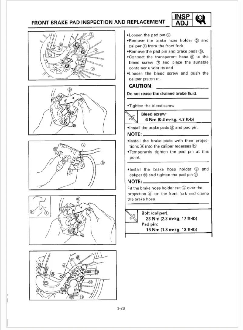 Manual de Taller Yamaha YZ250(M)/LC 1999 - Imagen 3