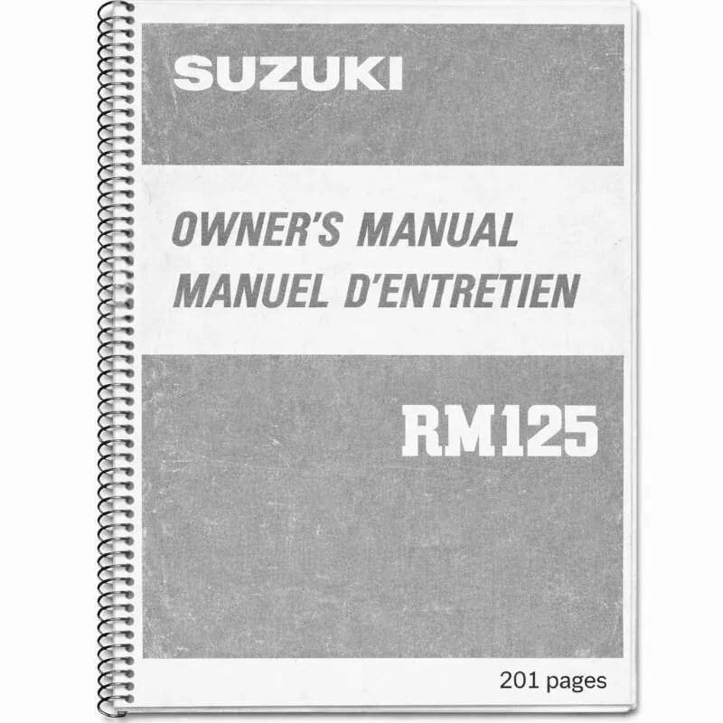 Manual de Taller Suzuki RM125 1980