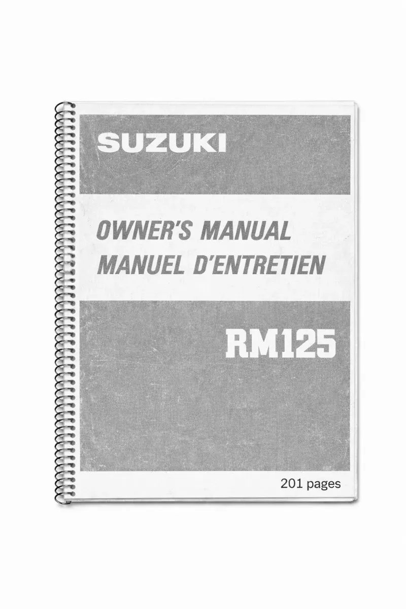 Manual de Taller Suzuki RM125 1980
