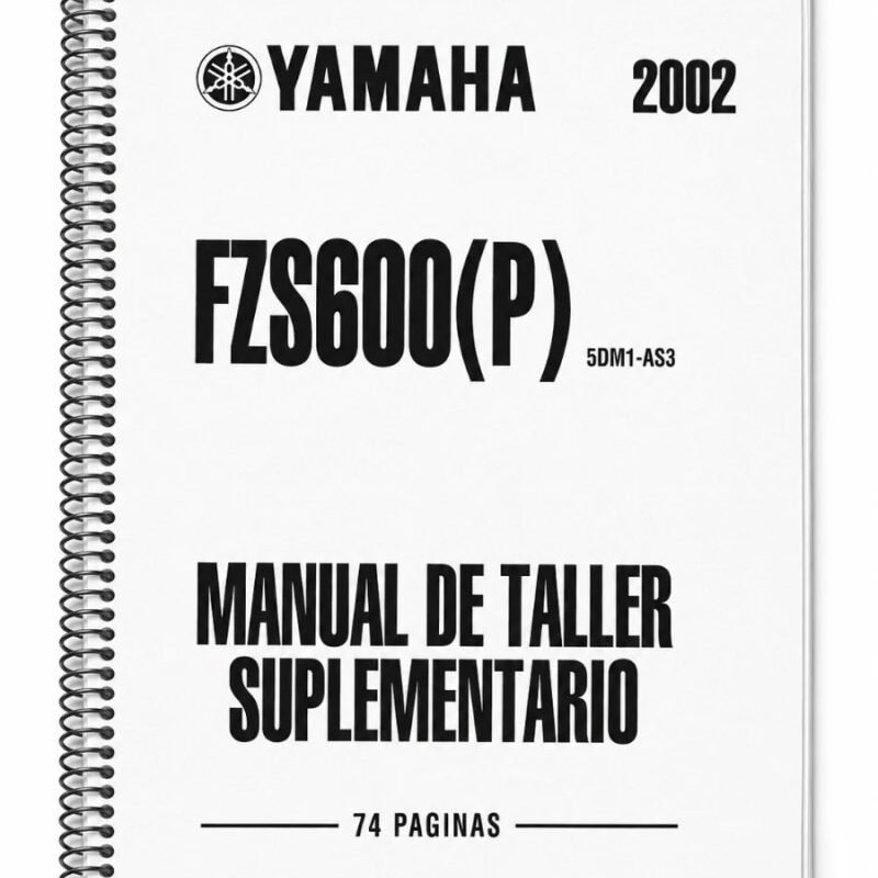 Manual Taller Yamaha FZS600(P) 2002