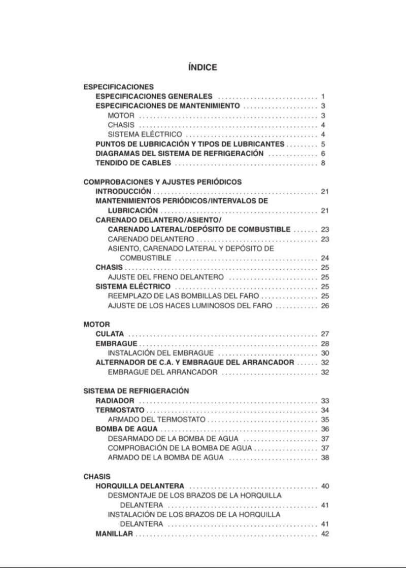 Manual de Taller Yamaha FZS600(P) 2002 - Imagen 2